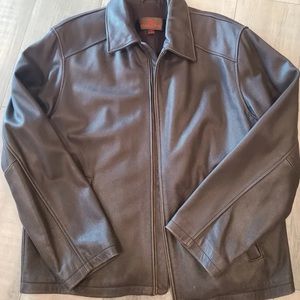 Danier brown leather jacket